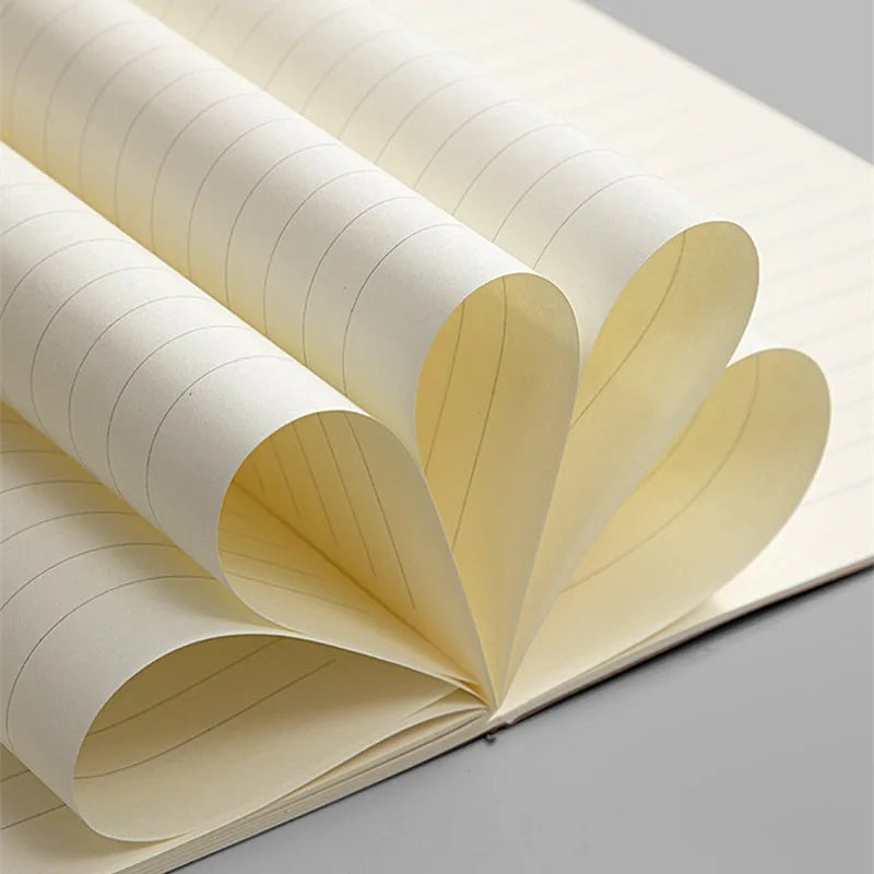 Notizbuch A4 A5 B5 – liniert, kariert oder blanko für Büro und Schule-Yabubest - Home & More