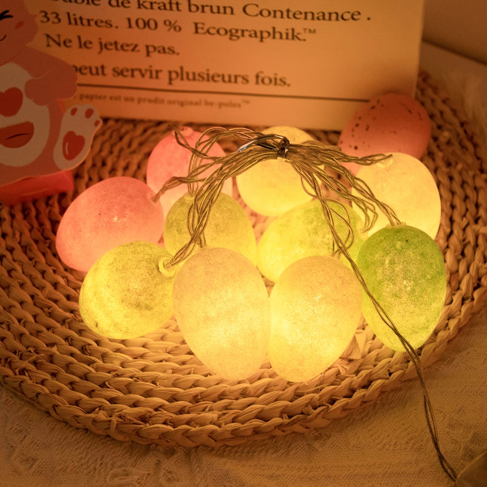60 cm Osterdekoration Birke LED Licht Hängende Ostereier für Tisch-Yabubest - Home & More