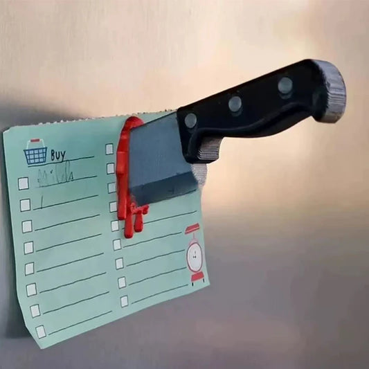 Lustige 3D Kühlschrankmagnete: Messer oder Axt Design für Küche Zuhause Deko