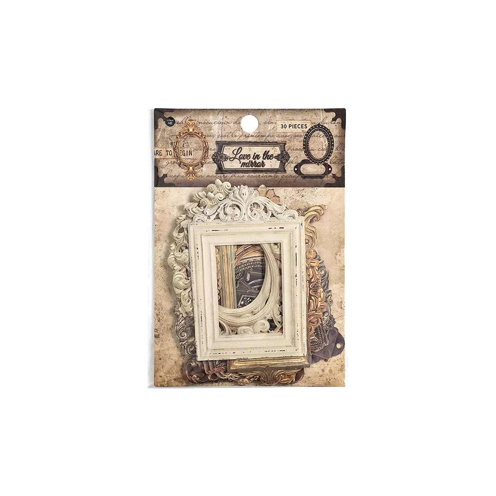30er Pack Vintage Uhr Aufkleber – Nostalgie für Scrapbooking - DIY-Kunst
