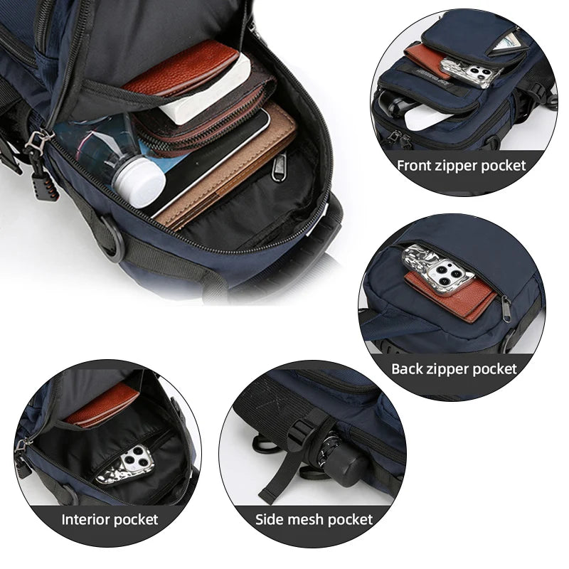 Leichte Multifunktions Brusttasche für Herren Outdoor Sport