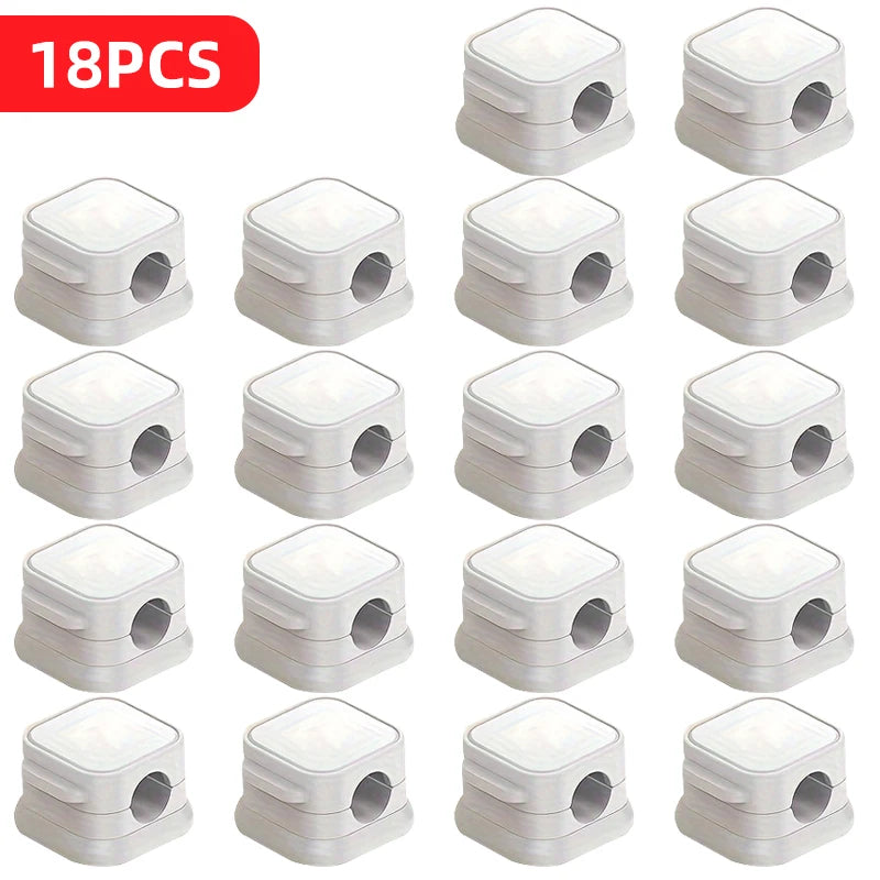 Magnetische Kabel Organizer Clips Halter – Set für Büro - Auto Kabelmanagement