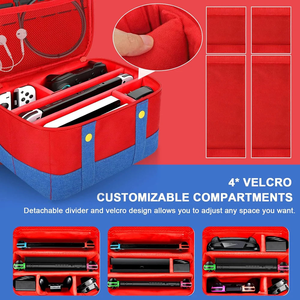 Große Reisetasche für Spielkonsolen - Controller Zubehör Schutz