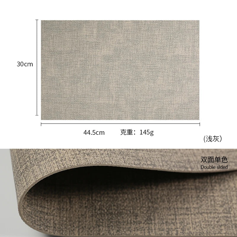 Wasserdichte PVC Kunstleder Tischsets 4er Set für Ihre Küche