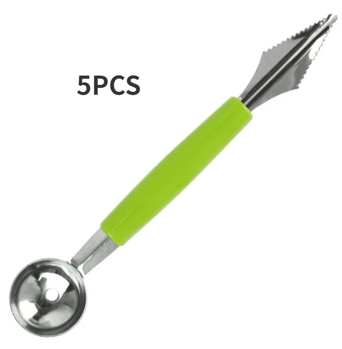 4-in-1 Melonenschneider, Schaufel, Obstschnitzmesser, Obstschneider, Graben, Zellstoff, Separator, Küchenhelfer, Zubehör-Yabubest - Home & More