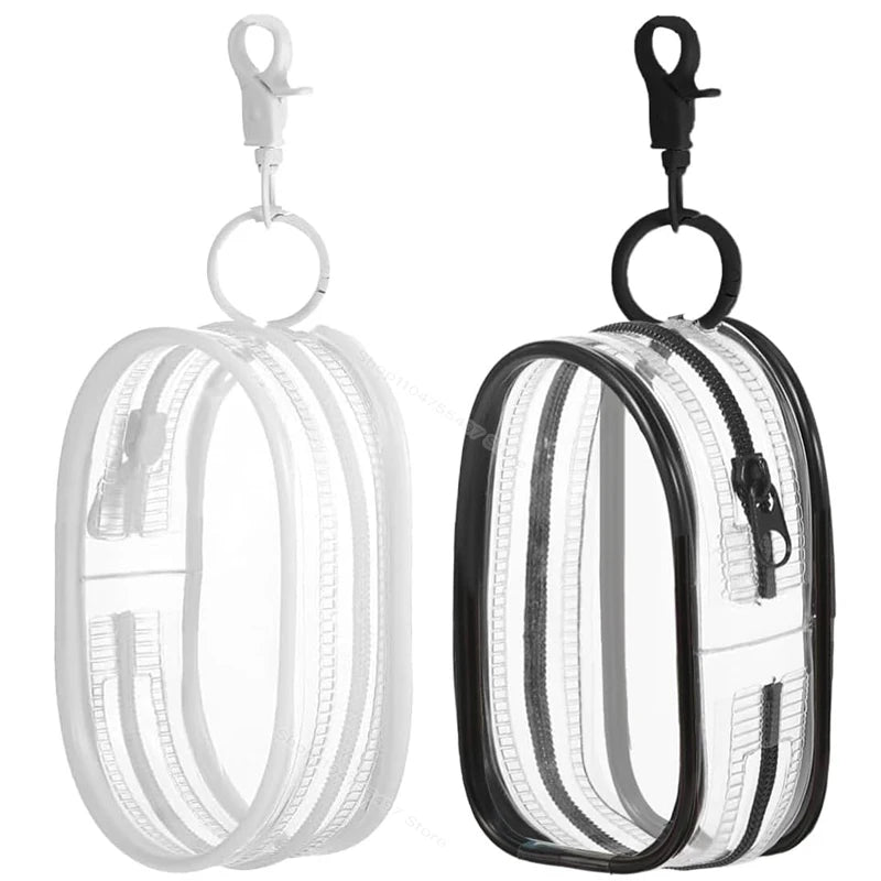 Mini PVC Aufbewahrungstasche transparent wasserdicht Reise Kosmetik Kabel Organizer