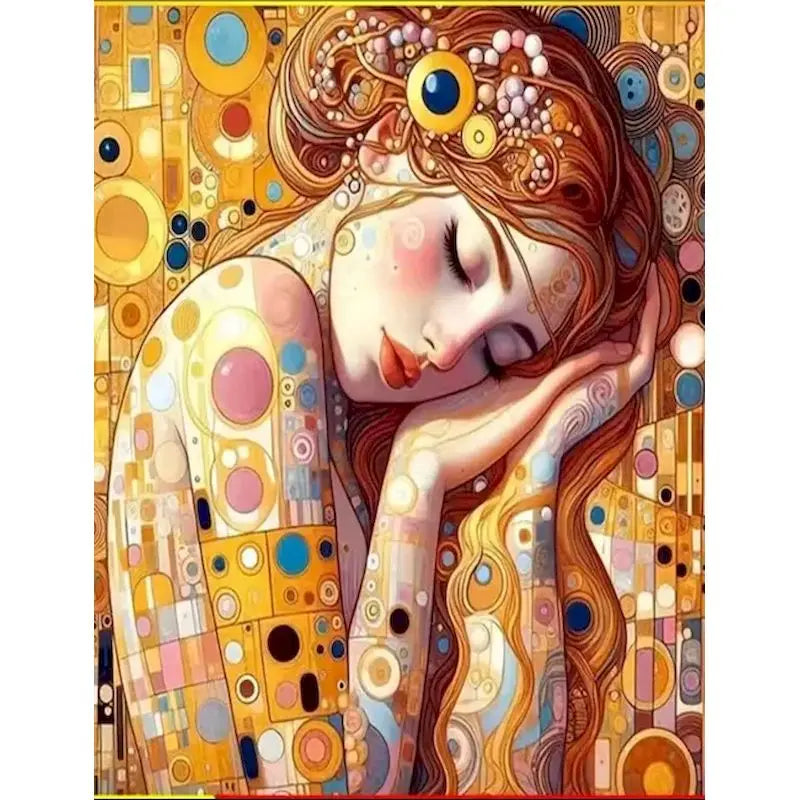 Abstraktes Malen nach Zahlen Set auf Leinwand mit Acrylfarben 20-75cm