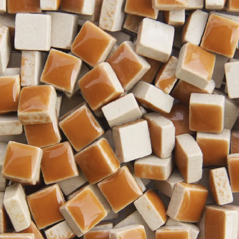 100g Keramik Mosaikfliesen Bastelset – Bunte DIY Wanddekoration