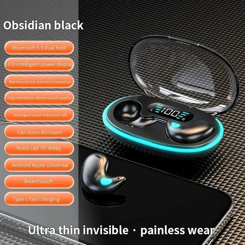 Aktive Noise Cancelling Ohrhörer: Kabellos, wasserdicht, 9D-Stereo, ergonomisch