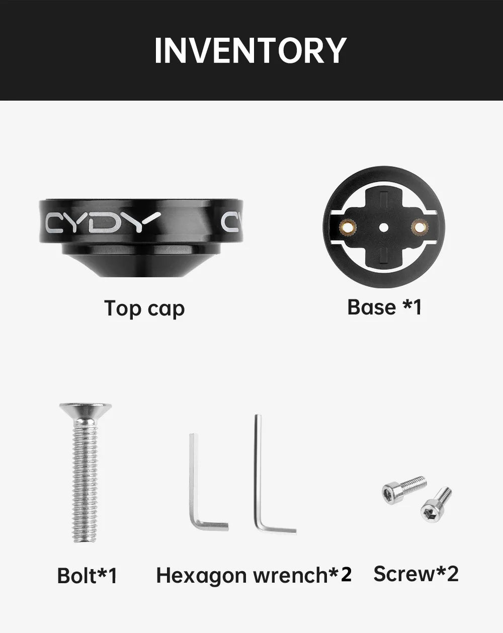 Fahrrad Computer Halterung für Vorbaukappe – sichere GPS Montage