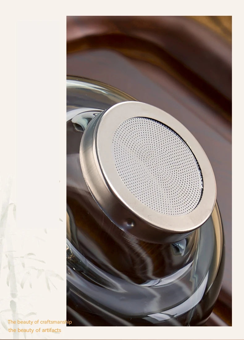 GIANXI Teetasse 350 ml Pyrex Tee-Set mit Griff und Filter handcrafted