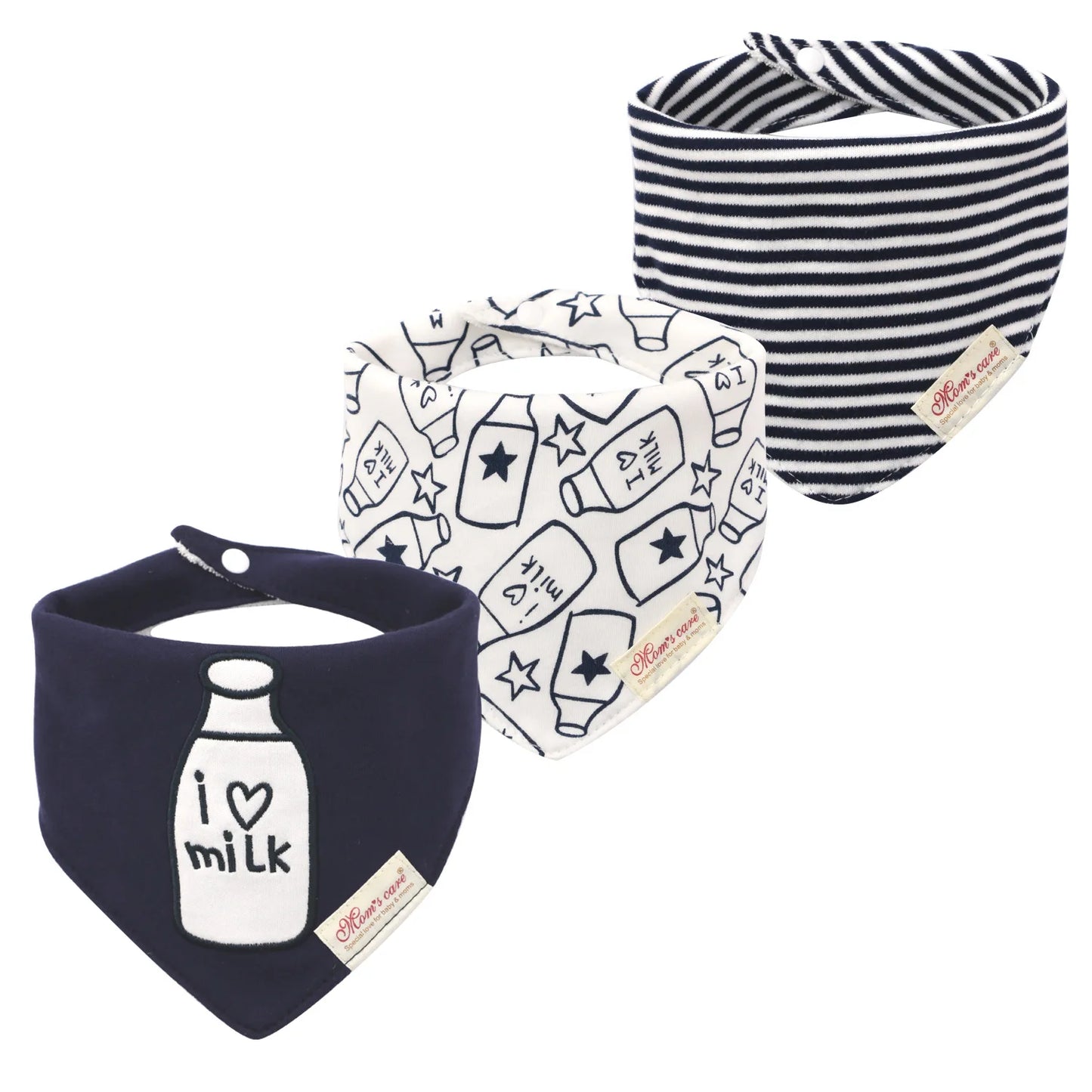 Weiches 3-teiliges Baby-Speicheltuch Set für Jungen - Mädchen – saugfähig, unisex