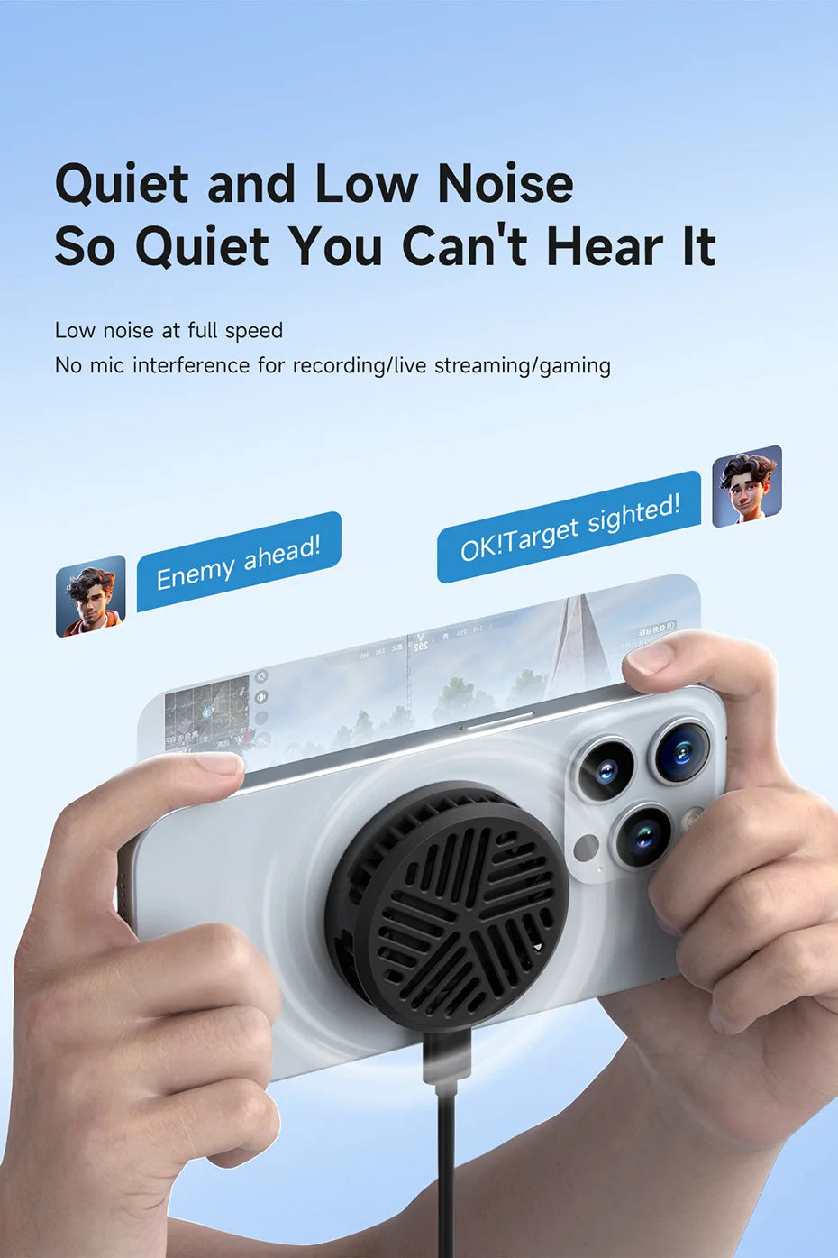 Magnetischer Handy-Kühler Universal Lüfter für iPhone 17 Pro Gaming-Yabubest - Home & More