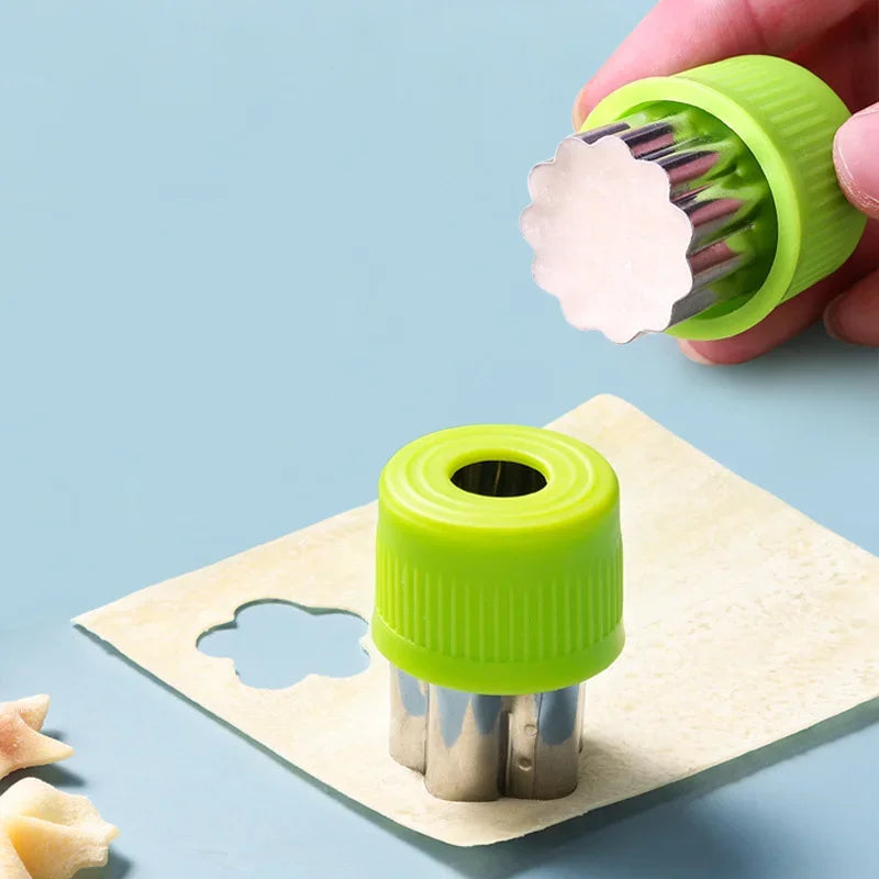 6/8/10-teiliges Set Edelstahl Obstschneider und Prägeform