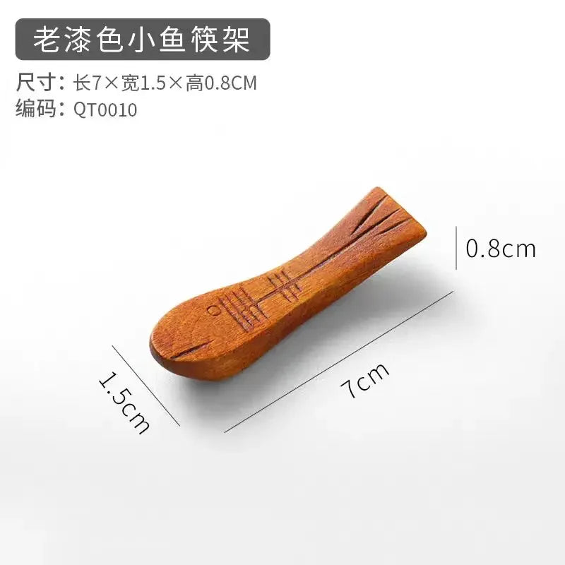 Holz Essstäbchen Halter Löffelablage für Asiatische Küche