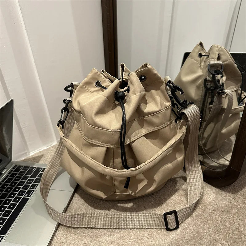 Damen Schultertasche Wasserdicht Nylon Groß Umhängetasche Beuteltasche Freizeit