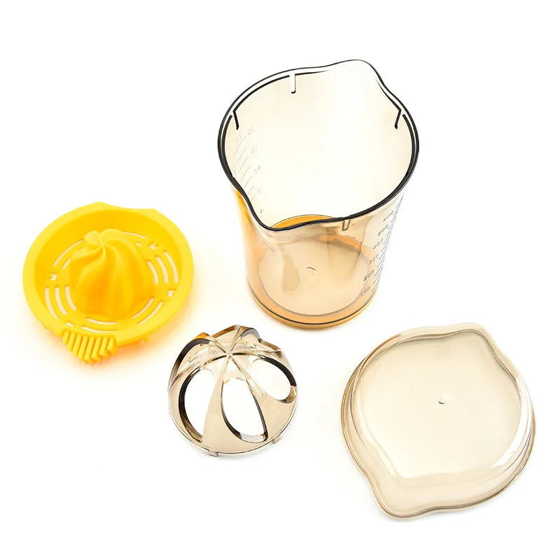 Manueller Kunststoff Orange Zitrone Entsafter mit Ausgießer Squeezer