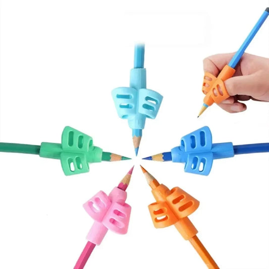 Ergonomischer Silikon Ball Stifthalter für Kinder (1-3 Stück) Schreibhilfe