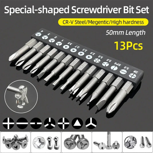 Präzisions Schraubendreher Bits Set Magnetisch 1/4 Y U Dreieck Werkzeug