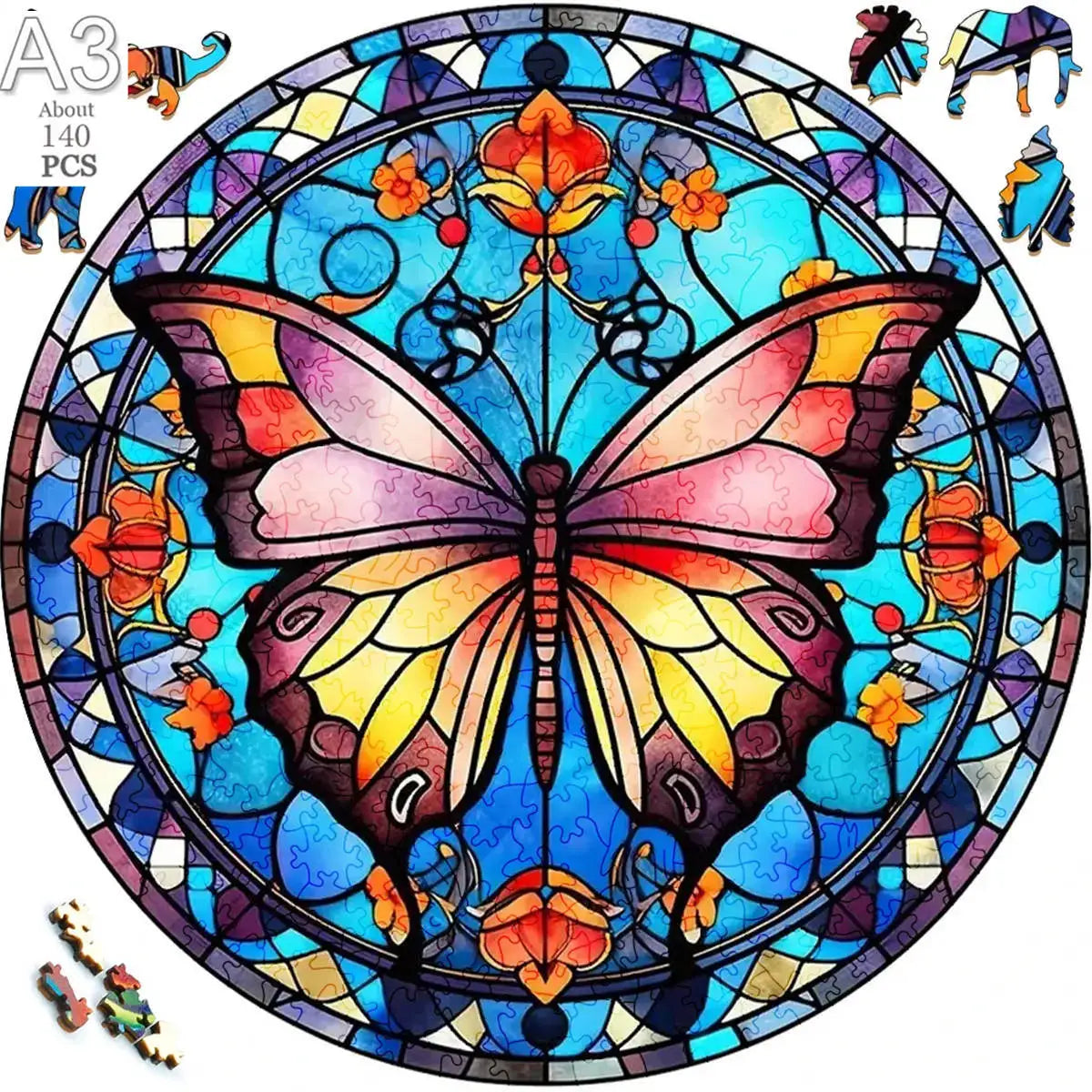 Fesselndes 3D Holzpuzzle Tier für Erwachsene und Kinder