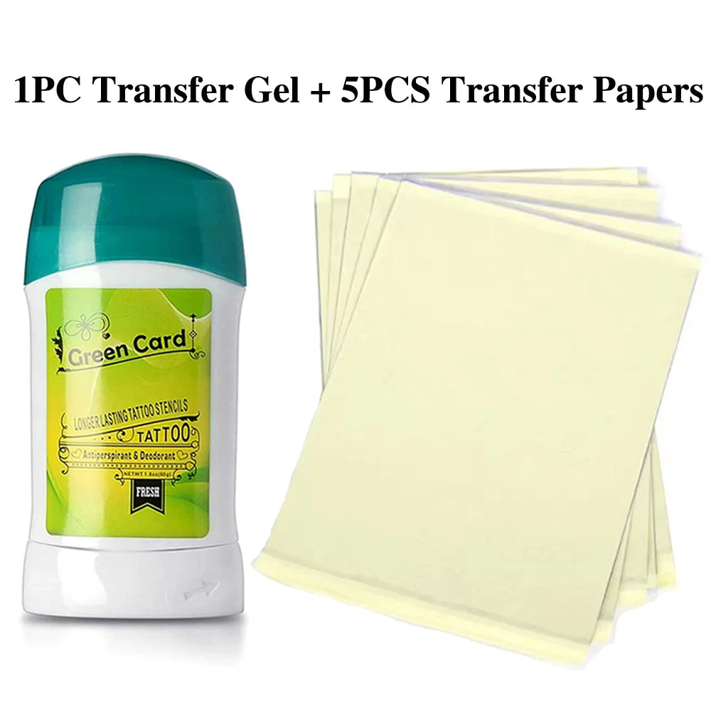 Effiziente Tattoo Transfer Paste für gestochen scharfe Schablonen