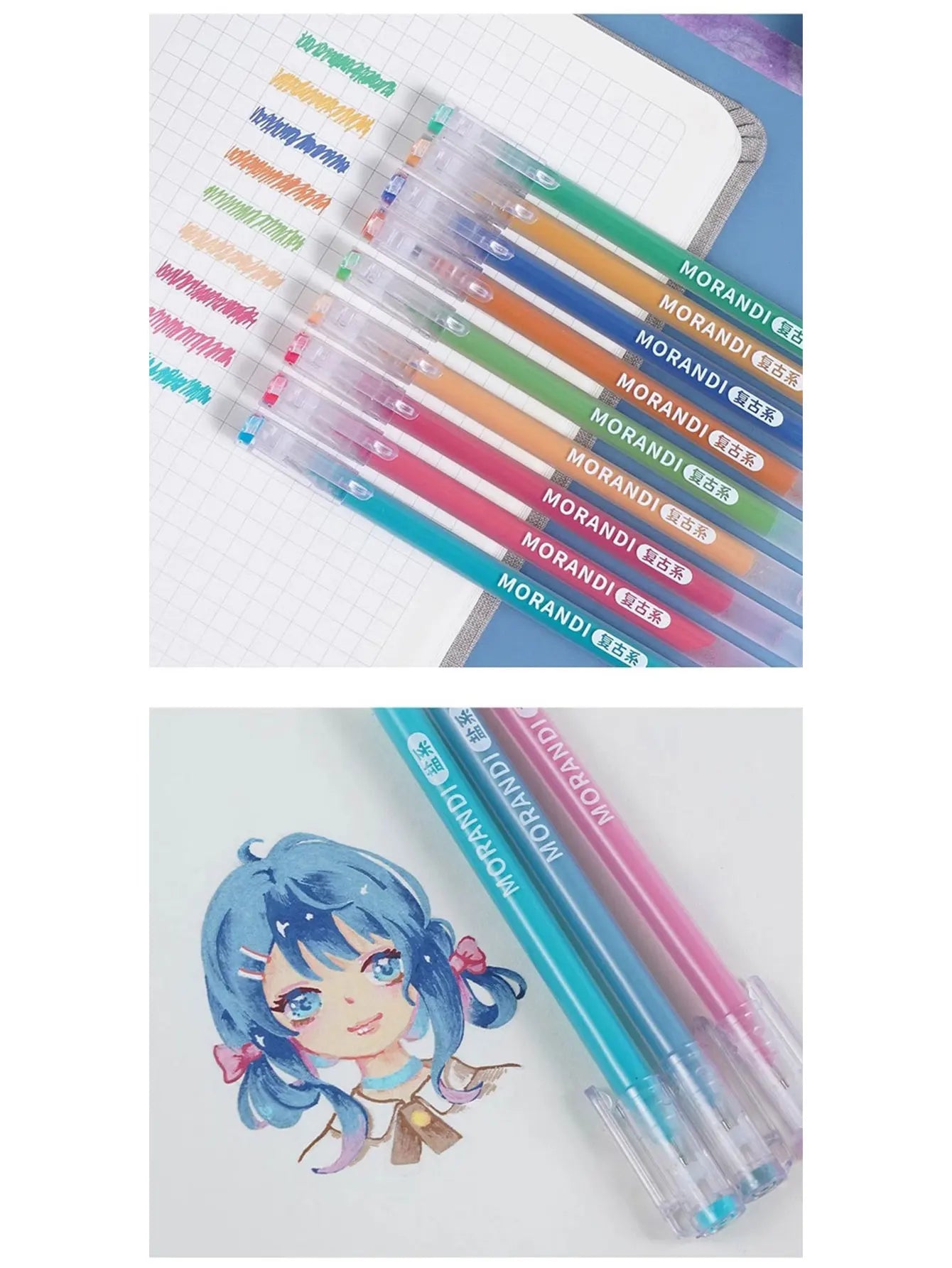 Gelstift Set 27-207 Farben – Zeichenstifte für Schule & Kreatives-Yabubest - Home & More