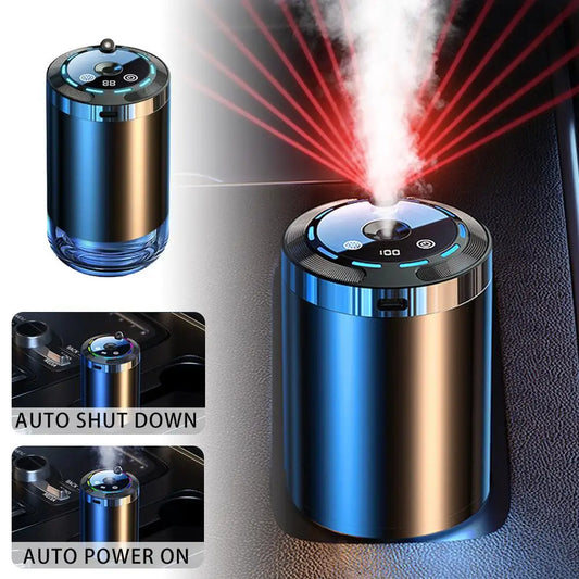 Wiederaufladbarer Auto Lufterfrischer mit 5 Stufen einstellbarem Aroma-Diffusor