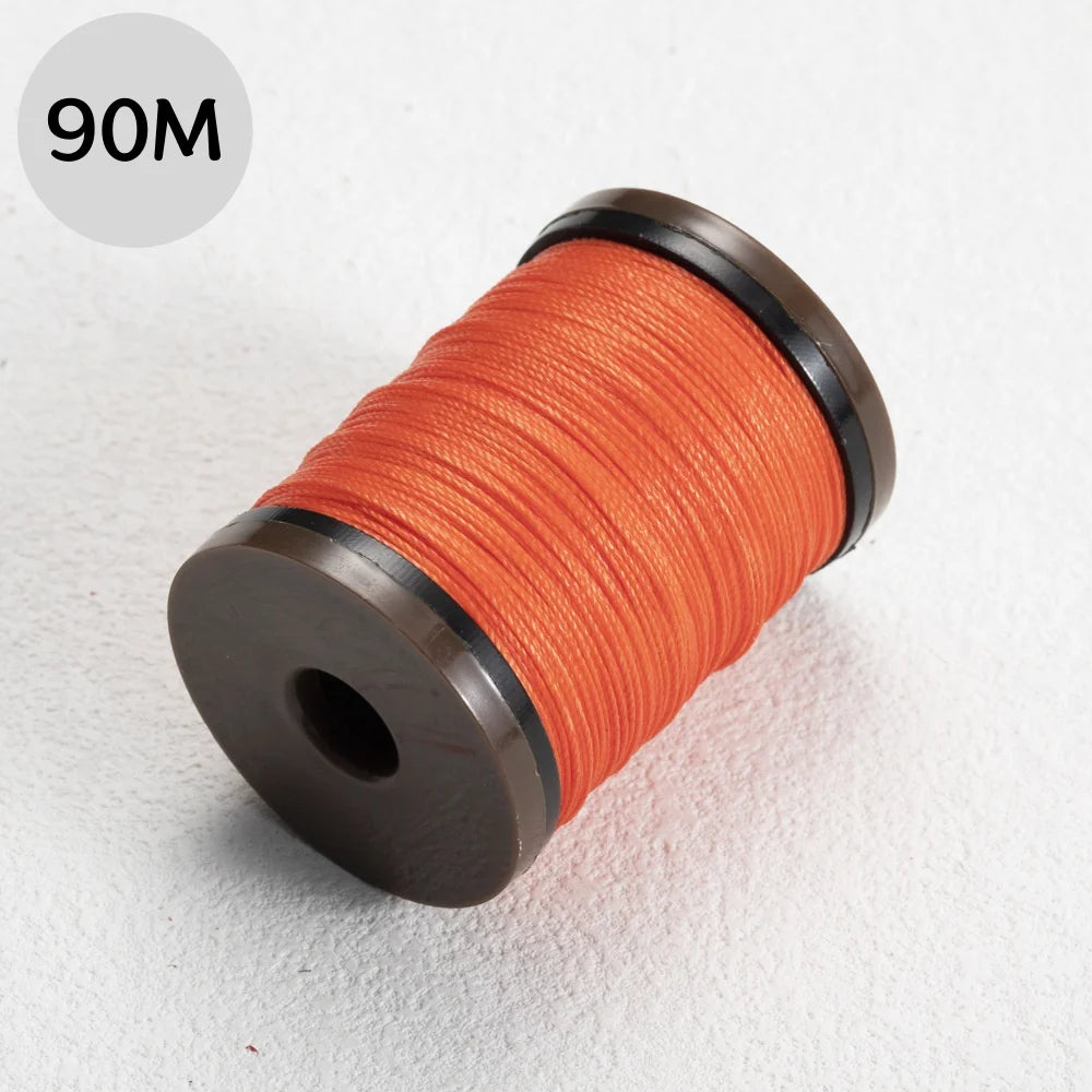 Robuster gewachster Polyesterfaden für Lederhandwerk und DIY Projekte