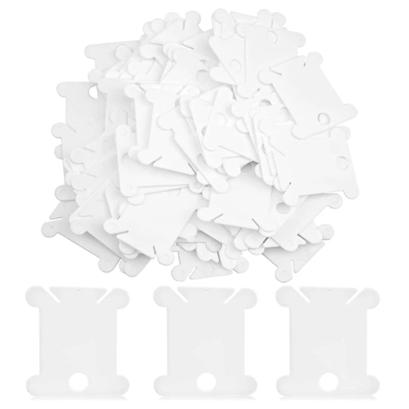 Organizer Set für Stickgarn mit 36 Fächern, Flossern und Zahlenetiketten