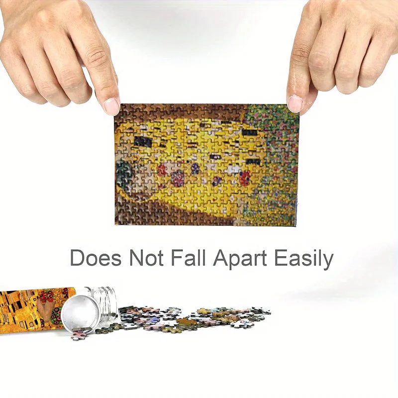 150 Teiliges Mini Reagenzglas Puzzle Der Kuss Gustav Klimt Lernspiel-Yabubest - Home & More