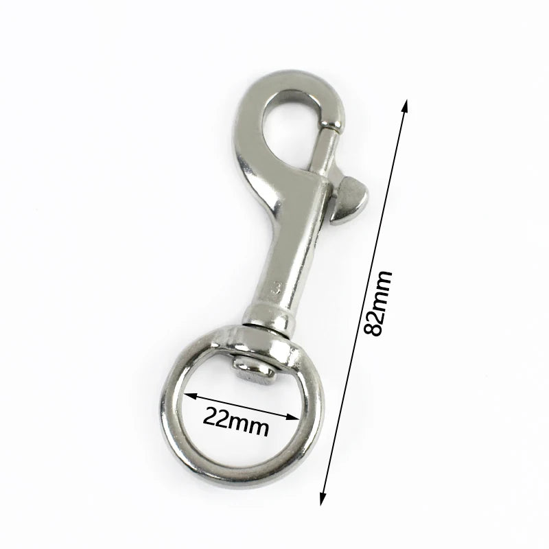 Vielseitiger Edelstahl Karabinerhaken für Taschen und DIY Projekte