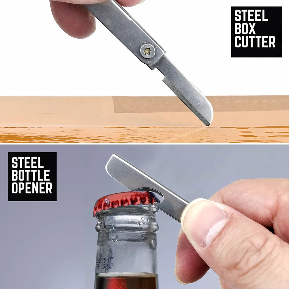Tragbares Mini Edelstahl Schraubendreher Multitool Schlüssel Flasche Opener-Yabubest - Home & More