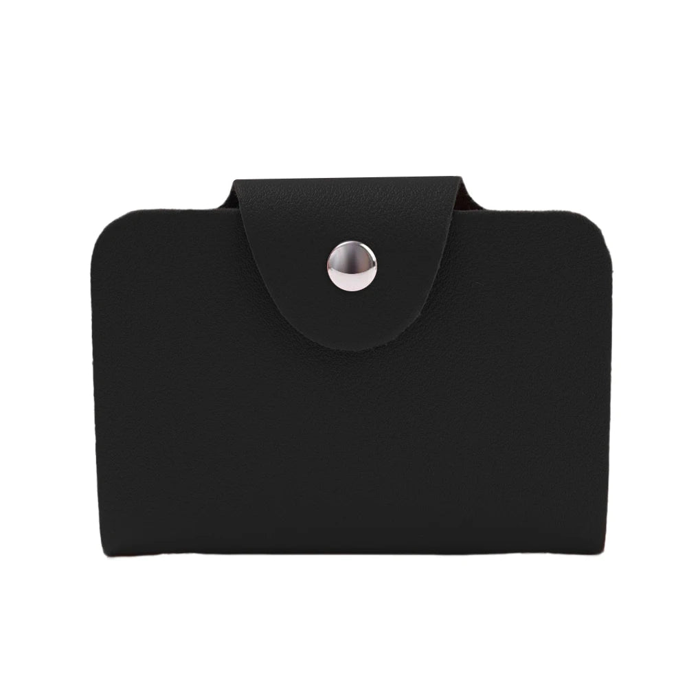 Kartenhalter PU mit großer Kapazität für Kreditkarten Bargeld Organizer