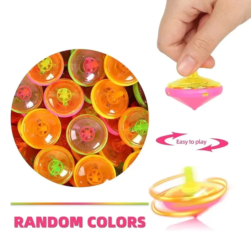 5er Pack LED Kreisel zum Spielen und als Partygeschenk für Kinder