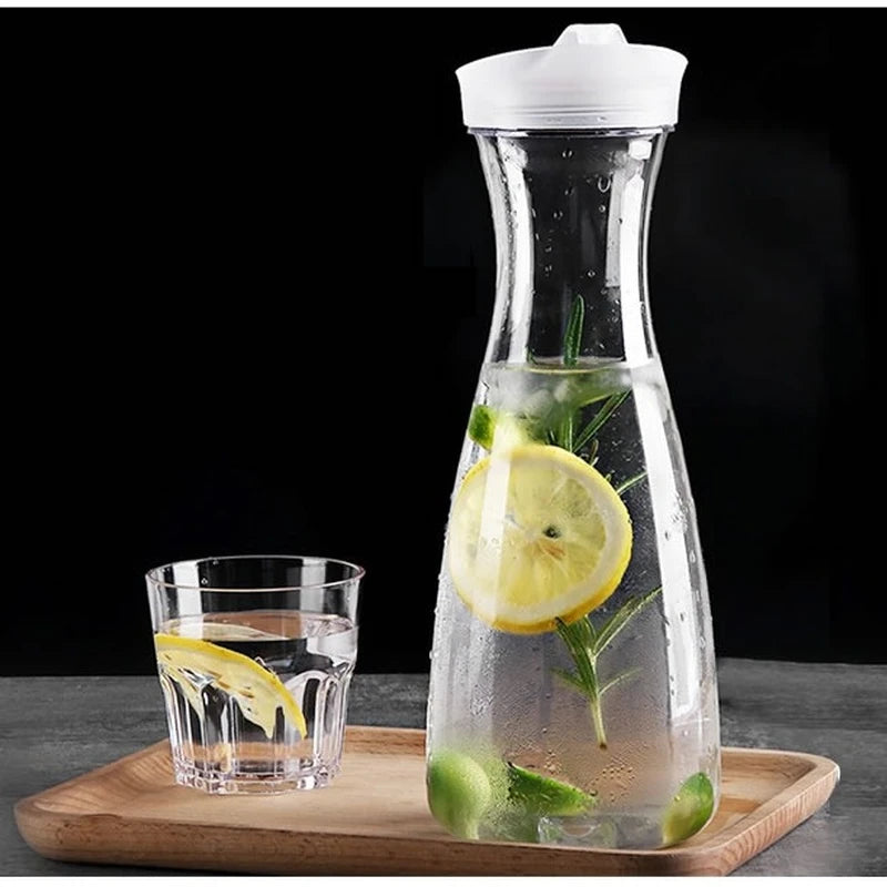 Transparente BPA-freie Wasserflasche mit Auslaufsicherem Deckel – 1,0L Kunststoff