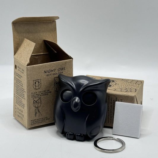 Magnetischer Schlüsselhaken Eulenmotiv selbstklebend für Wandmontage