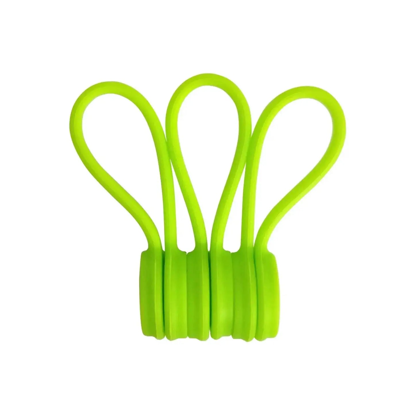10x Wiederverwendbare Magnetische Kabelbinder Silikon Kabel Organizer