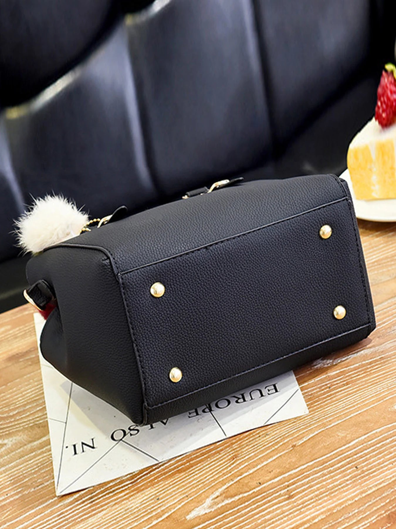 Elegante Vintage PU Leder Damen Handtasche – Schulter, Tote - Messenger Bag