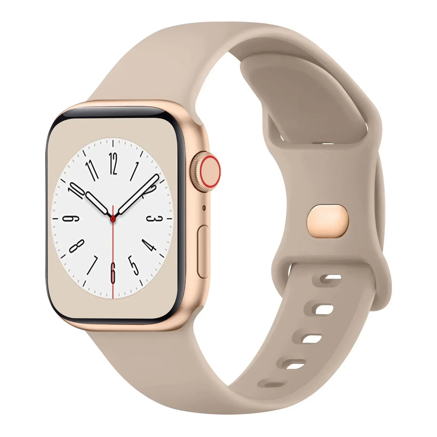 Weiches Silikonarmband für Smartwatches mit vielseitiger Größenkompatibilität
