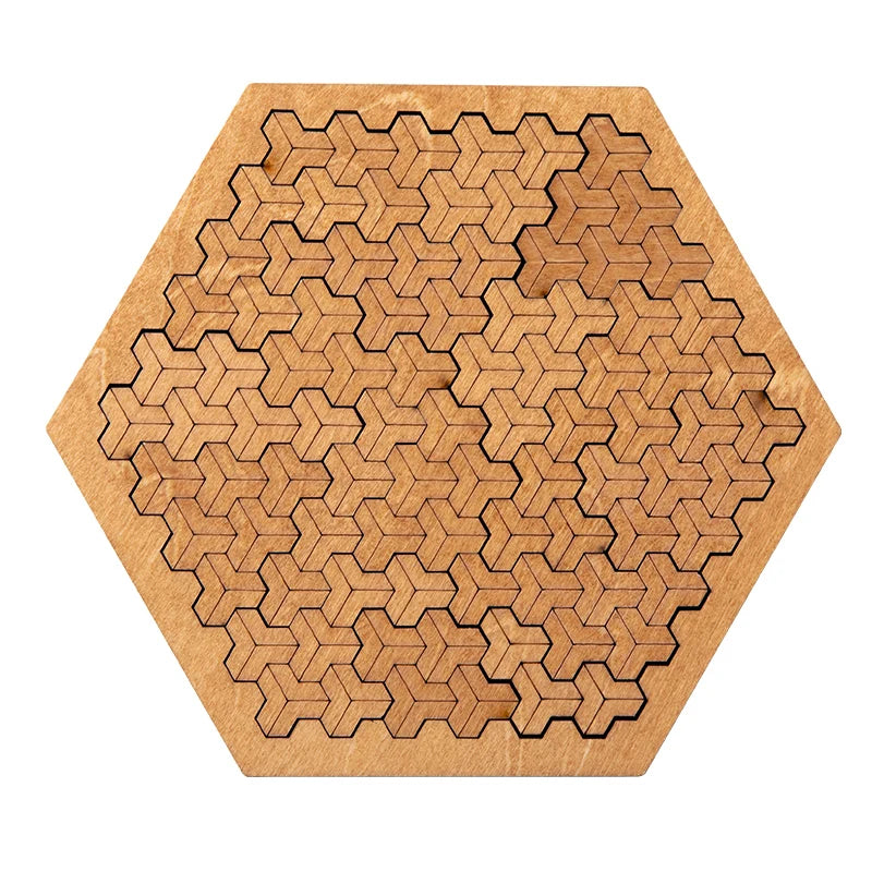 Unmögliches Holzpuzzle mit zehn Schwierigkeitsstufen für Erwachsene-Yabubestshop
