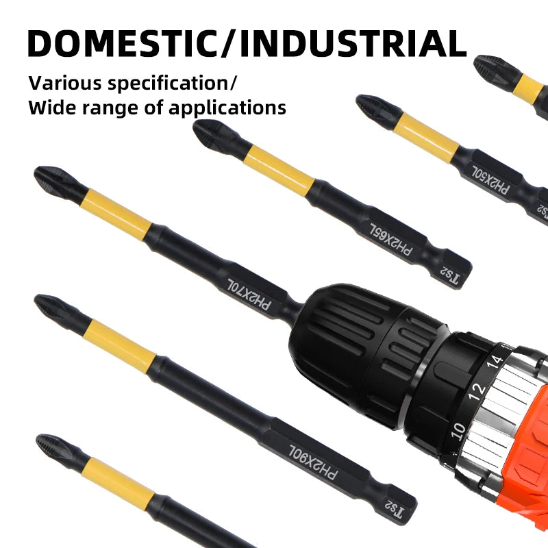 Rutschfester Magnet Kreuzschlitz Bit für effiziente Schraubarbeiten