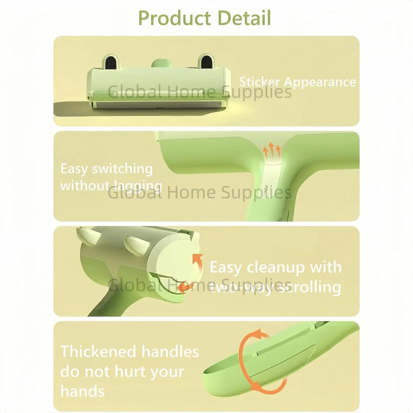 Wiederverwendbarer Tierhaarfänger Lint Roller für Möbel und Kleidung