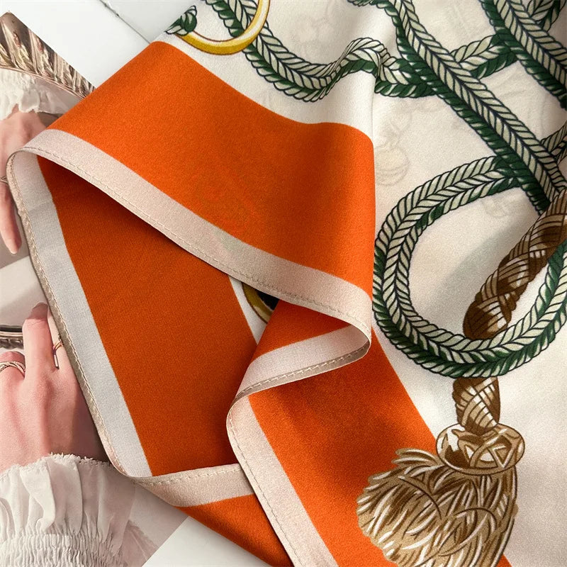 Vielseitiger Seidenschal für Damen aus Tussah-Seide-Yabubest - Home & More