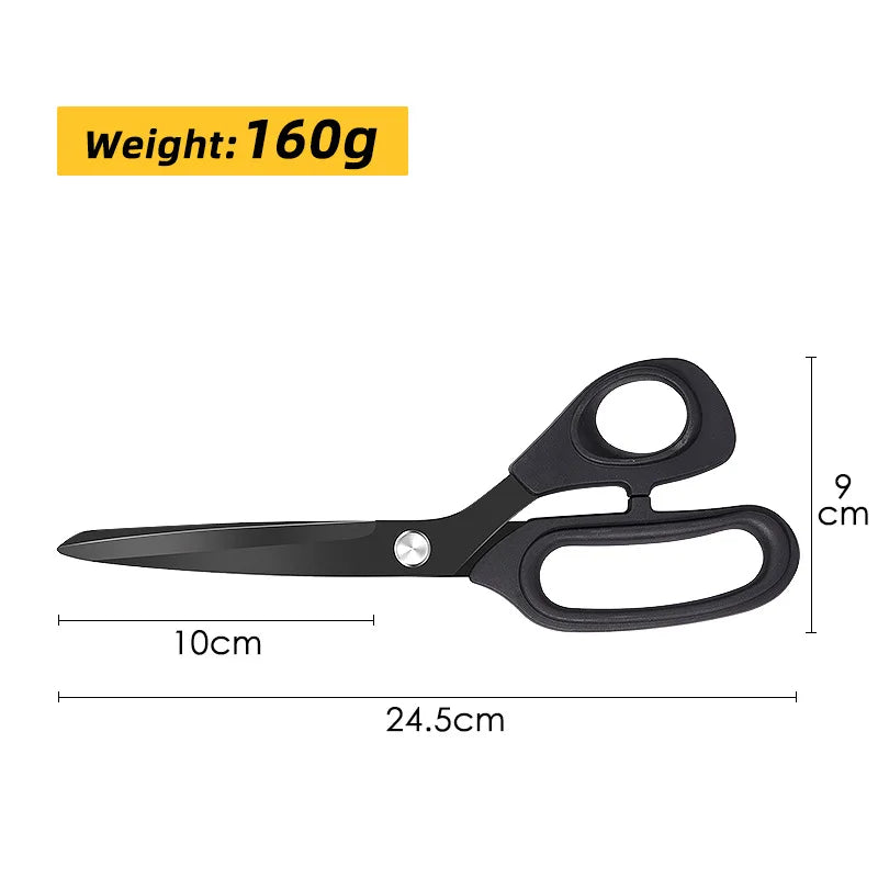 Schwarze Schneiderschere Edelstahl 5 9 10 Zoll Stoff Schneideschere