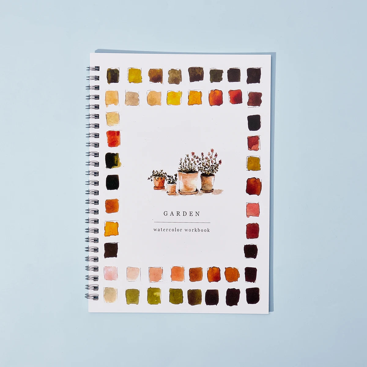 Anfängertaugliches Aquarell Arbeitsbuch mit Vogelmotiven