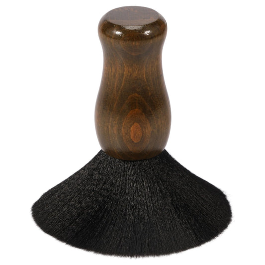 Weiche Haarbürste mit Holzgriff für sanftes Styling und Reinigung im Friseursalon