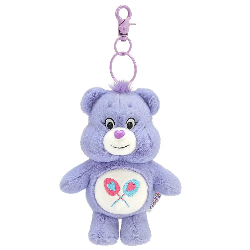 Kawaii Regenbogen Carebears Plüschanhänger mit Sound – süß - weich, ideal Geschenk