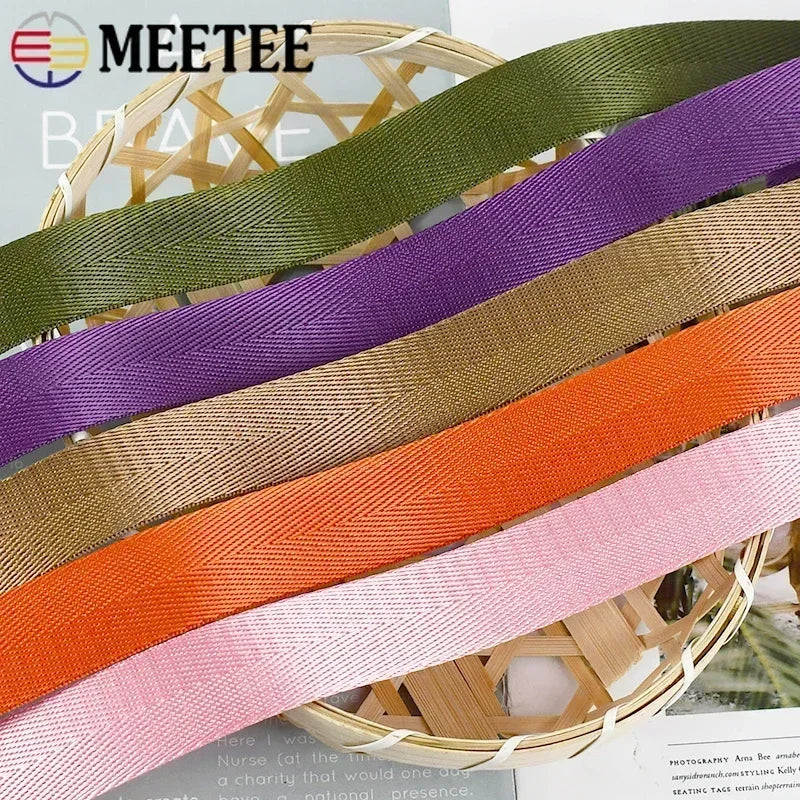 10 m Nylon-Gurtband 25 mm breit, vielseitiges Rucksack- und Taschenband - Yabubest - Home & More