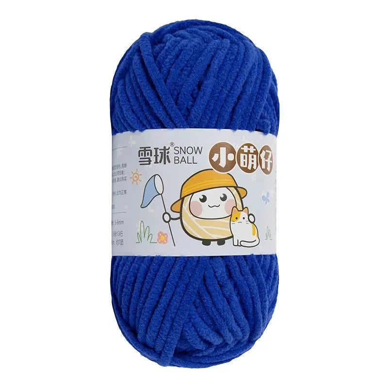 Weiches dickes Chenille Strickgarn 50g für DIY Schal Mütze Pullover