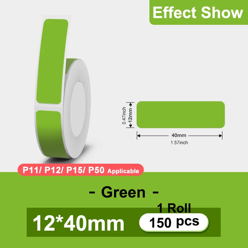 Tragbarer Mini Bluetooth Thermoetikettendrucker für Büro Küche Schule